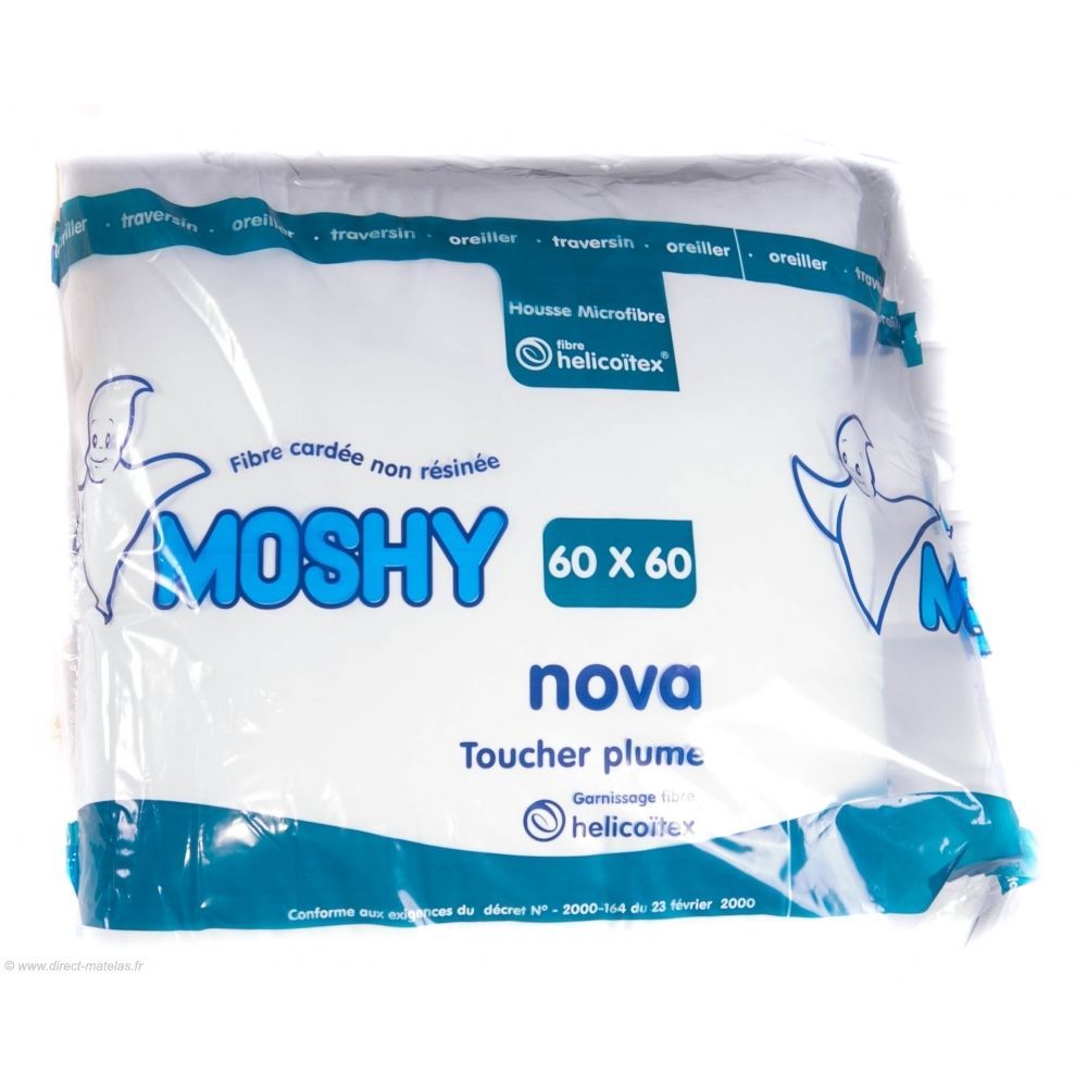 MOSHY NOVA Oreiller Fibre Carré ou Rectangulaire